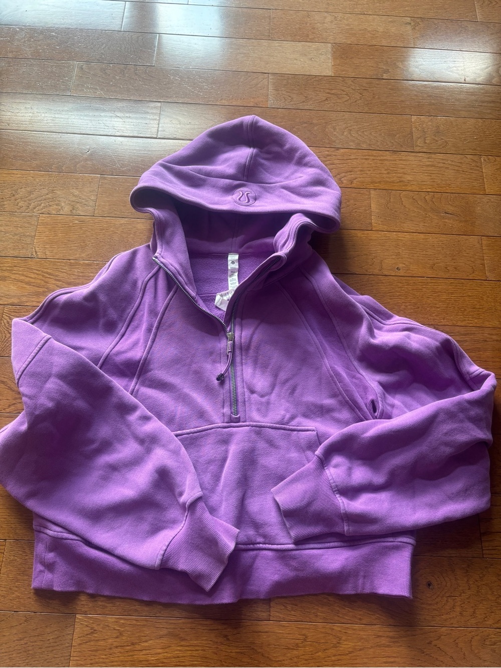 Lululemon Moonlit Magenta Half-Zip Hooded Scuba